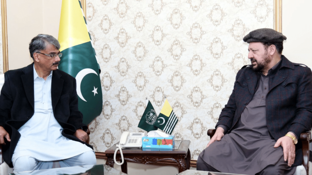 PM Anwarul Huq meets GB CM Haji Gulbar Khan