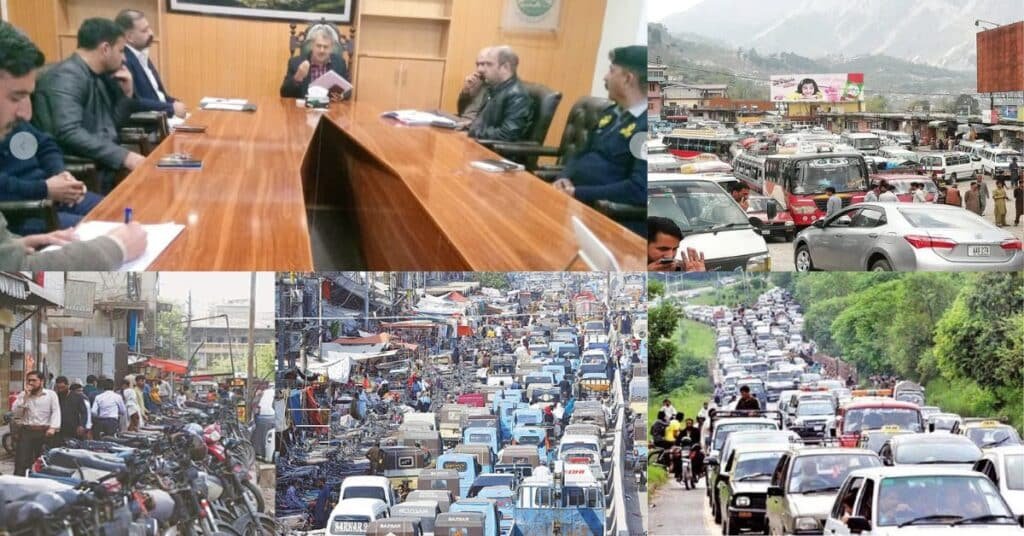 traffic issues in Muzaffarabad