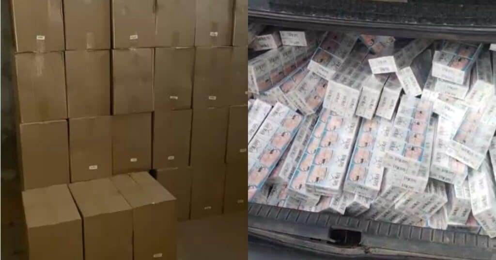 bid to smuggle cigarettes