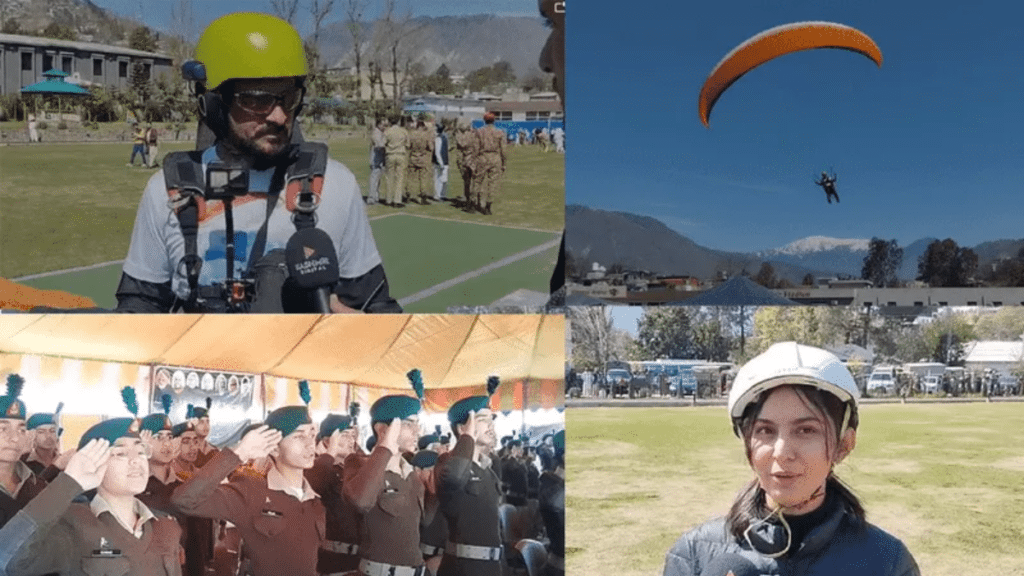 Pakistan Army organizes thrilling paragliding display in Muzaffarabad