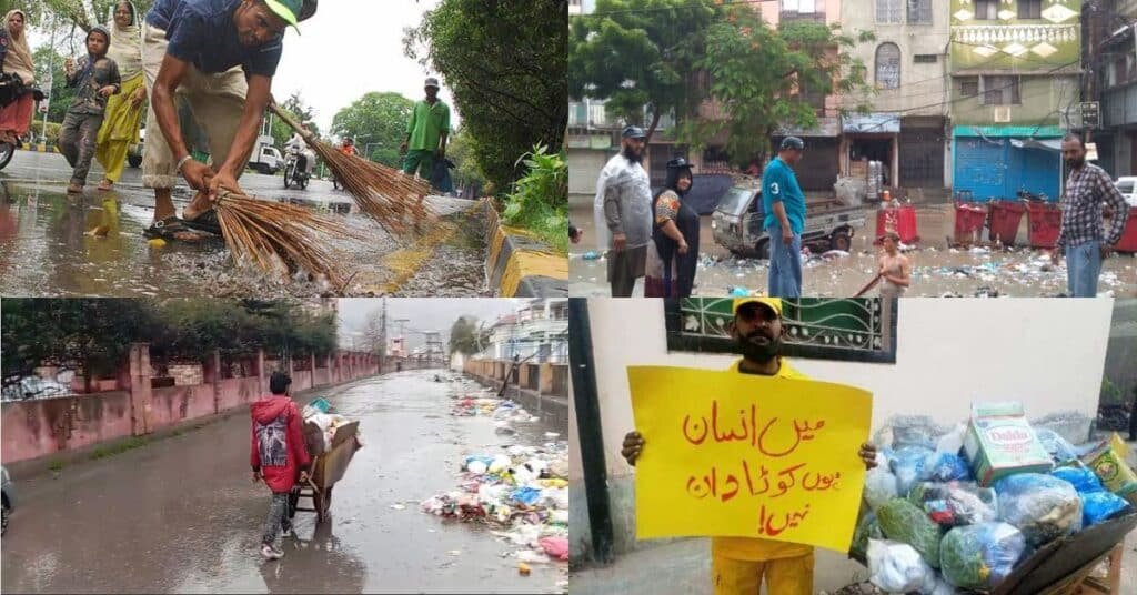Sanitation workers