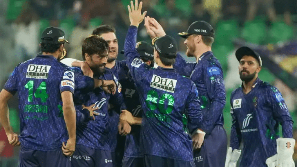 Quetta Gladiators win against Karachi Kings