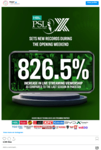 PSL 10 breaks records