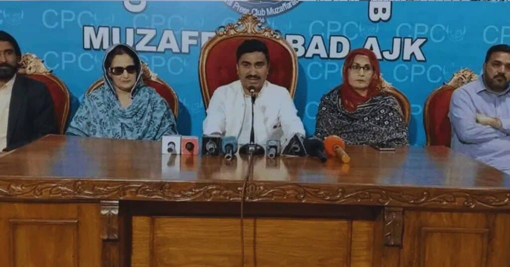 Haq Do Tehreek press conference exposes India’s false narrative in Kashmir