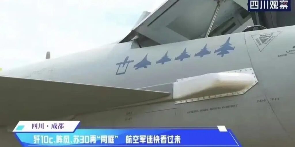 China shows solidarity with Pakistan Air Force, paints kill marks on J-10C Fighter
