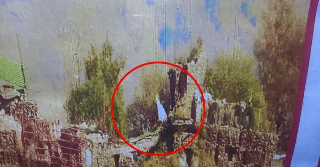 Indian army hoists white flag
