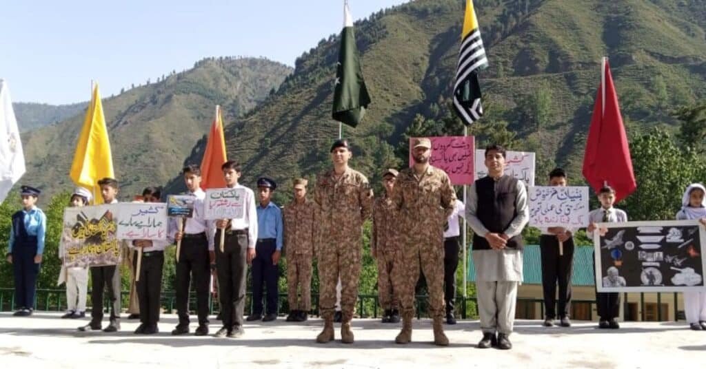 Army Public School in Leepa celebrates success of armed forces
