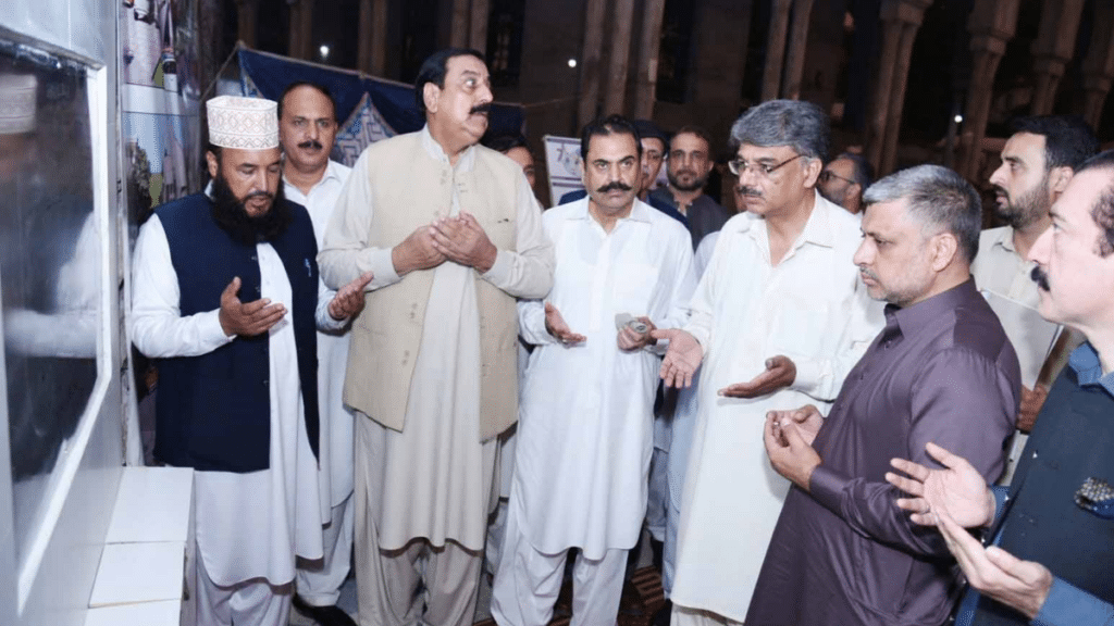 PM AJK lays foundation stone of Sohaili Sarkar Complex Phase 1