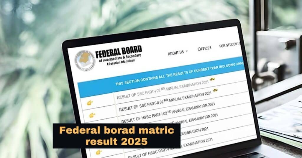FBISE matric result 2025