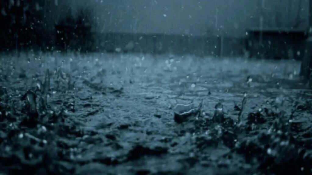 Monsoon rains