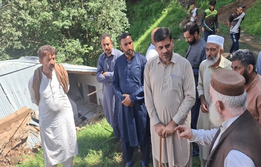 AC Bagh reviews rain & flood damage, assures relief to affected families