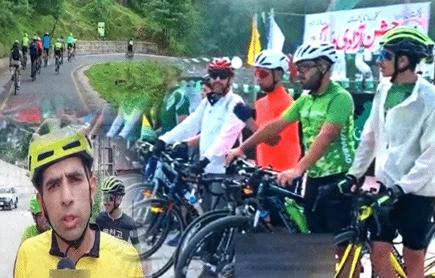 Pak Army organizes cycle rally to mark Independence Day celebrations in Bagh