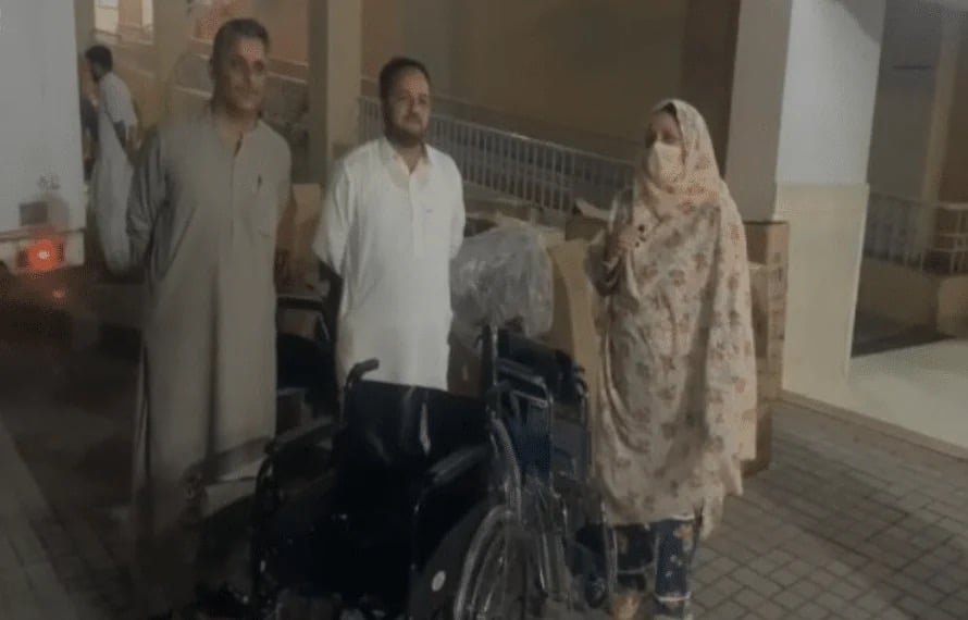 PPP leader donates 15 wheelchairs to CMH Rawalakot