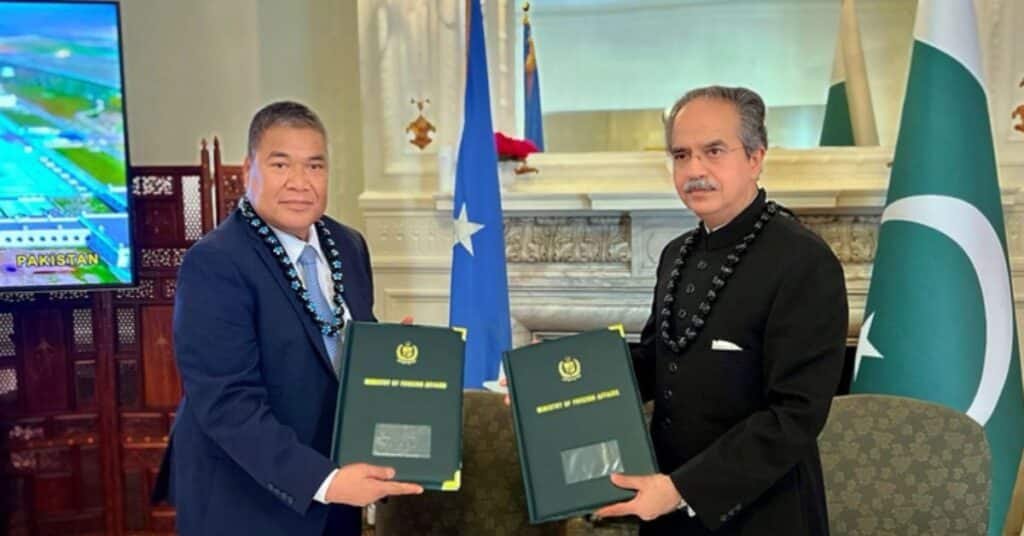 Pakistan, Micronesia officially establish diplomatic ties