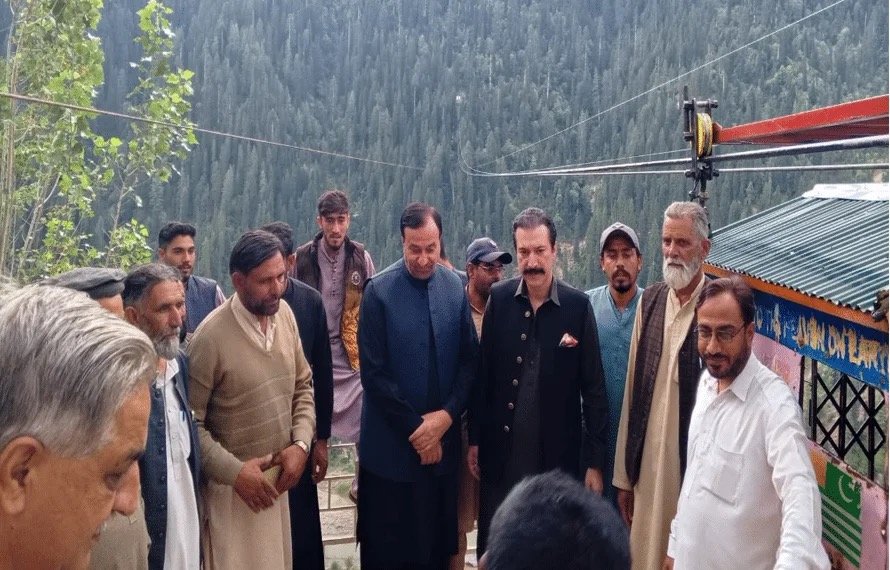 Minister Faisal Mumtaz reviews Kel Chairlift operations in Azad Kashmir