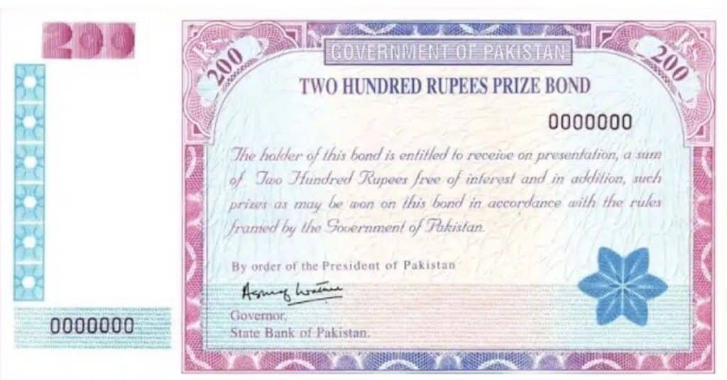 200 prize bond