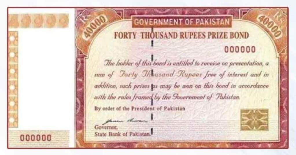 40000 prize bond