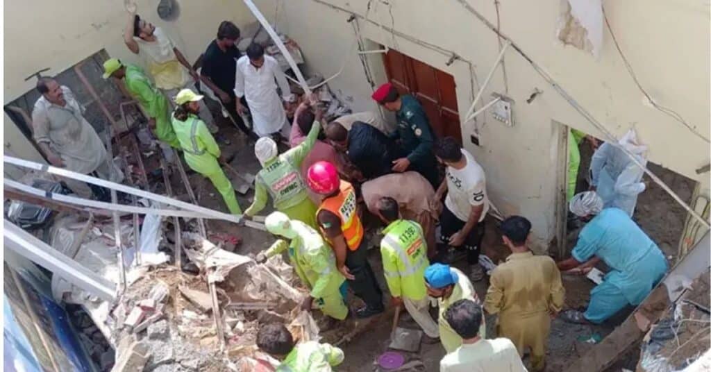 Seven dead as tuition centre roof collapsed in Hafizabad