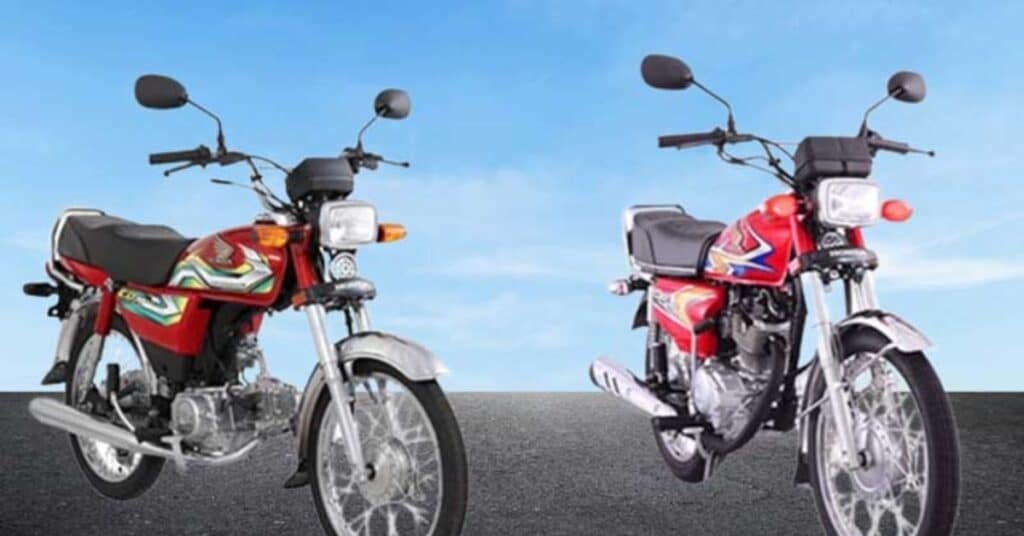 Honda CD 70, CG 125 latest installment plan --September 2025
