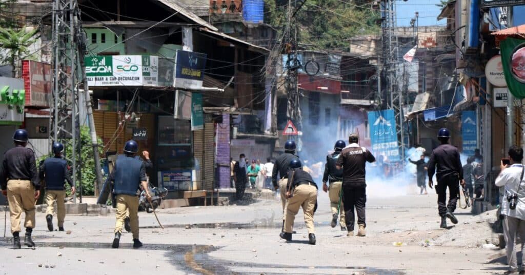 violent protests