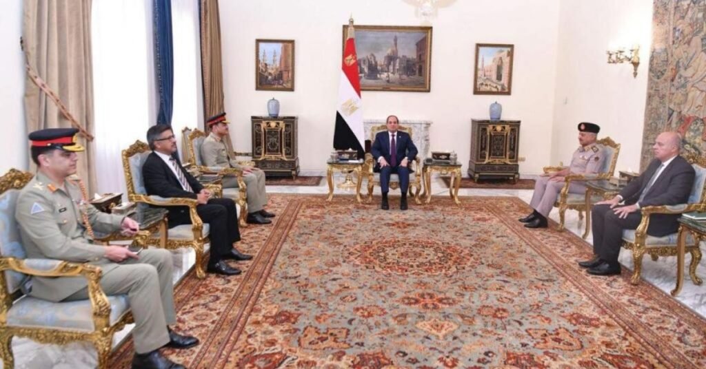 Field Marshal Asim Munir meets Egypt's President Sisi, vows to deepen Pakistan-Egypt ties