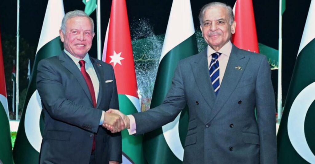 PM Shehbaz, King Abdullah II renew pledge to boost bilateral ties