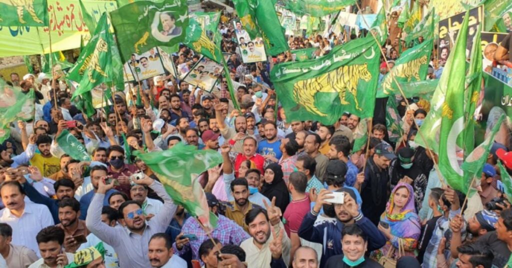 AJK Political Shift: MC leader Raja Saqib Majeed’s Supporters join PML-N