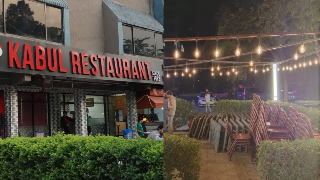 CDA seals Kabul restaurant out-door space for violating cash SOPs