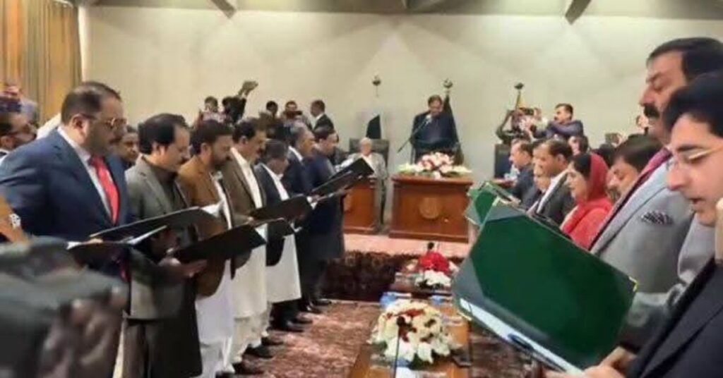 AJK's new cabinet: Ministerial portfolios announced