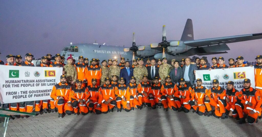 Pak Army Rescue Team Dispatched to Sri Lanka After devastating Cyclone