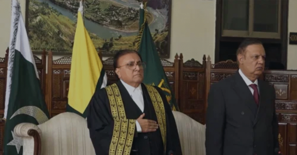 Maqbool Ahmed Gondal takes oath as Auditor General AJK