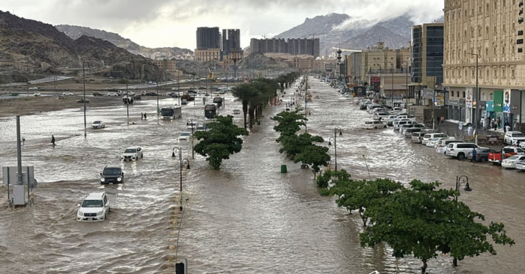 Severe Rains Disrupt Life in Saudi Arabia, Schools Closed