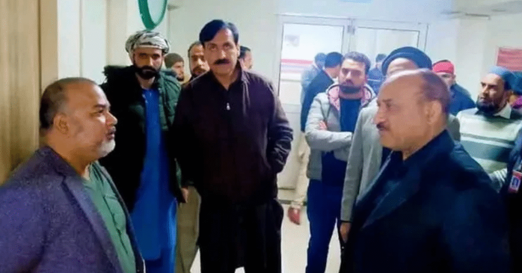 AJK Health Minister pays visit to CMH Muzaffarabad, Inspects emergency ward