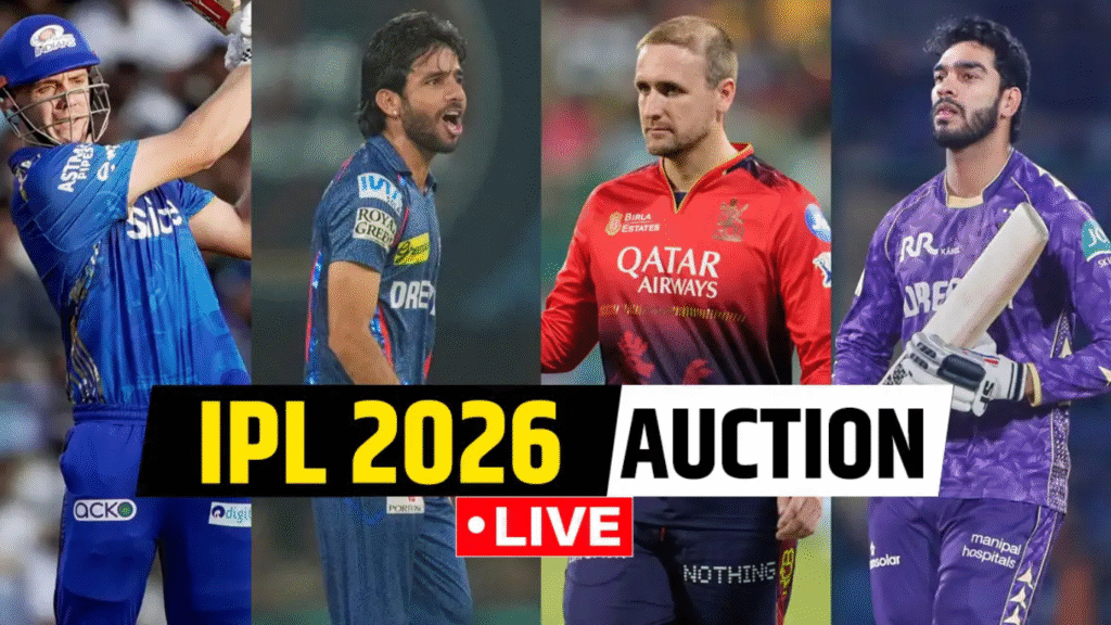 IPL auction 2026: Complete list of sold & unsold players