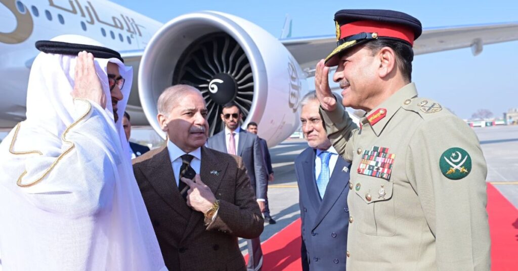 UAE President lands in Islamabad on first official visit