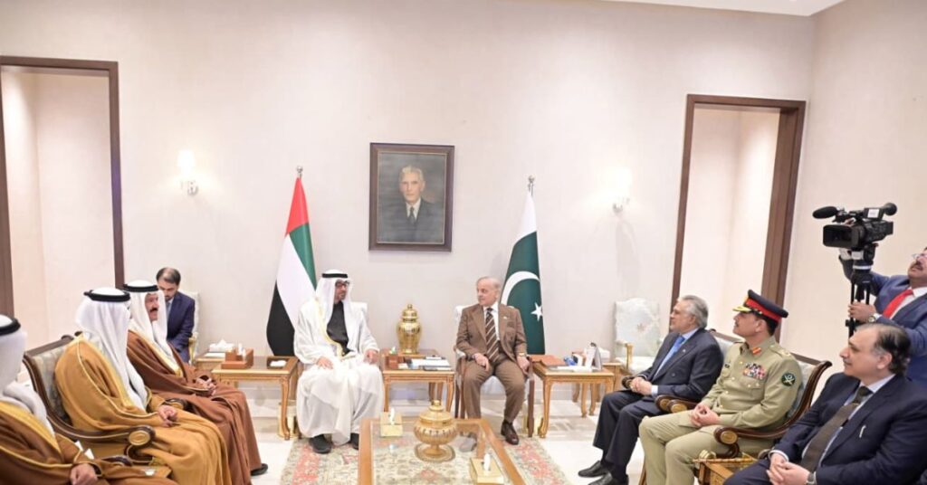UAE President meets PM and Field Marshal, vows enhanced cooperation