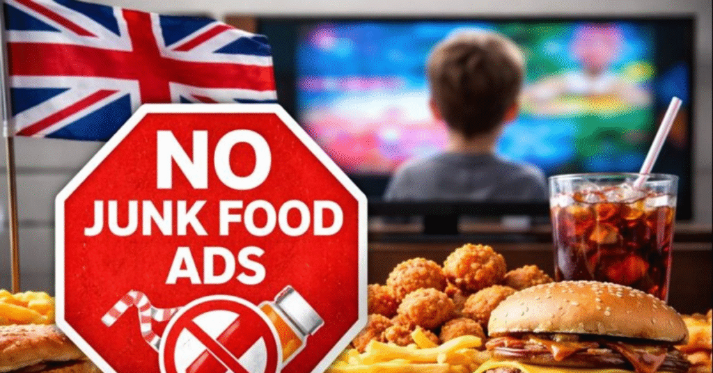 UK enforces ban on Junk food commercials on TV & online