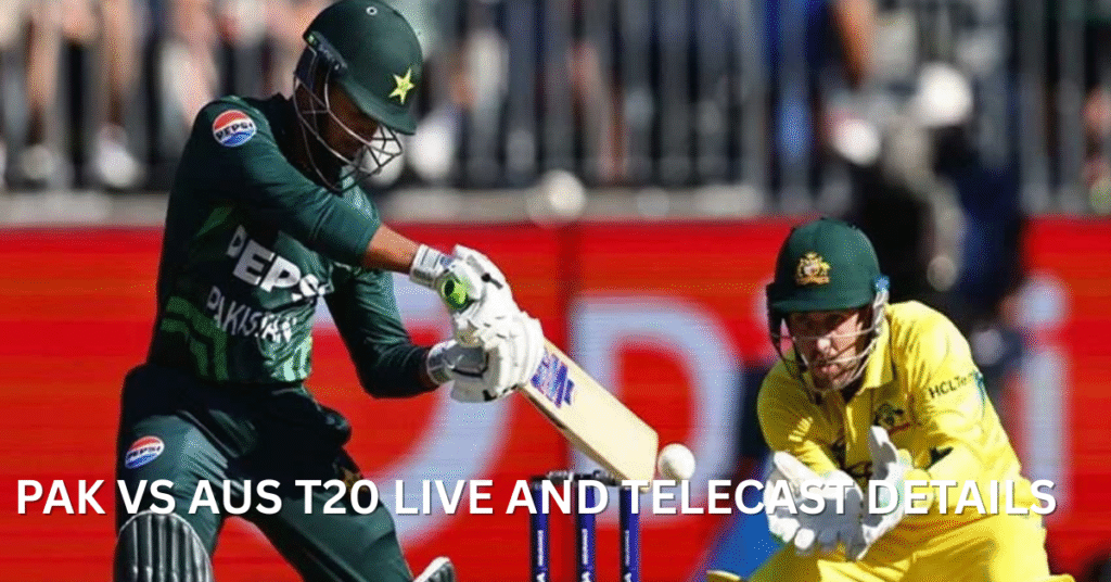 Pak vs Aus T20 2026: Live streaming and Telecast details