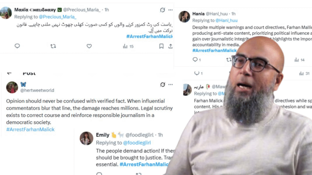 Social media users demand arrest of Raftar TV's owner Farhan Malick
