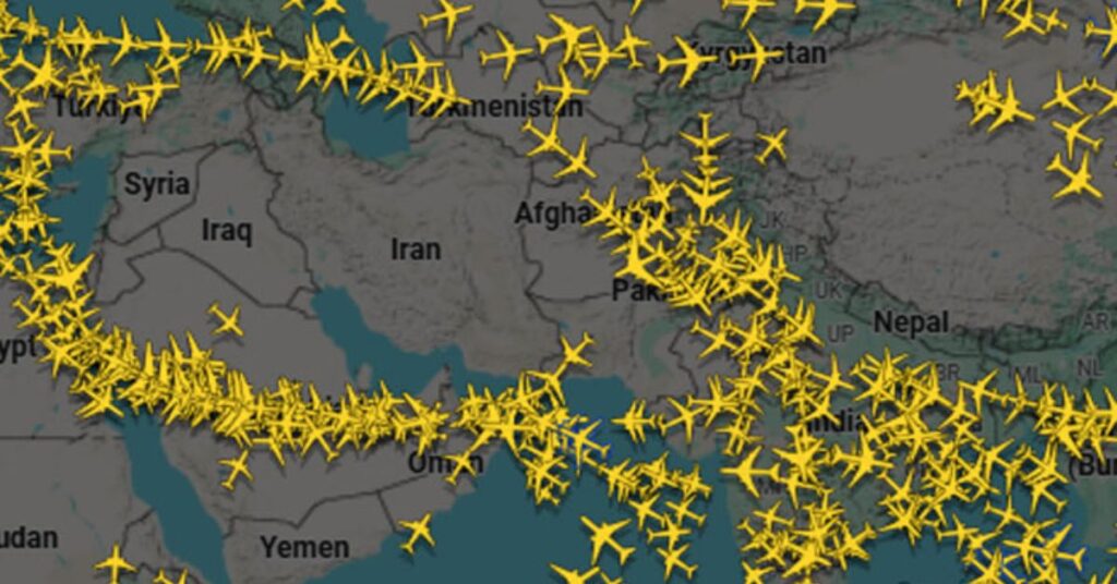 Pakistan airspace sees surge in flights amid regional tensions