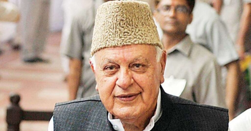 Farooq Abdullah survives firing incident at wedding in IIOJ&K