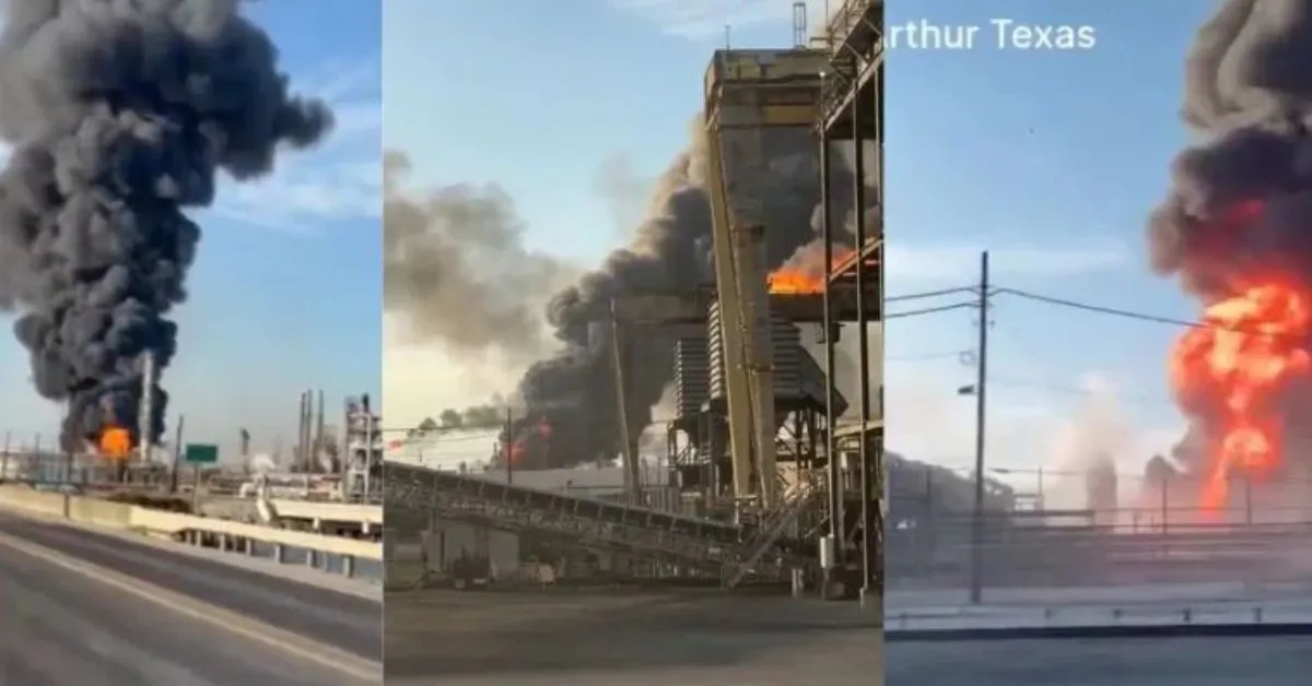 Massive explosion reported at Oil refinery in Texas US