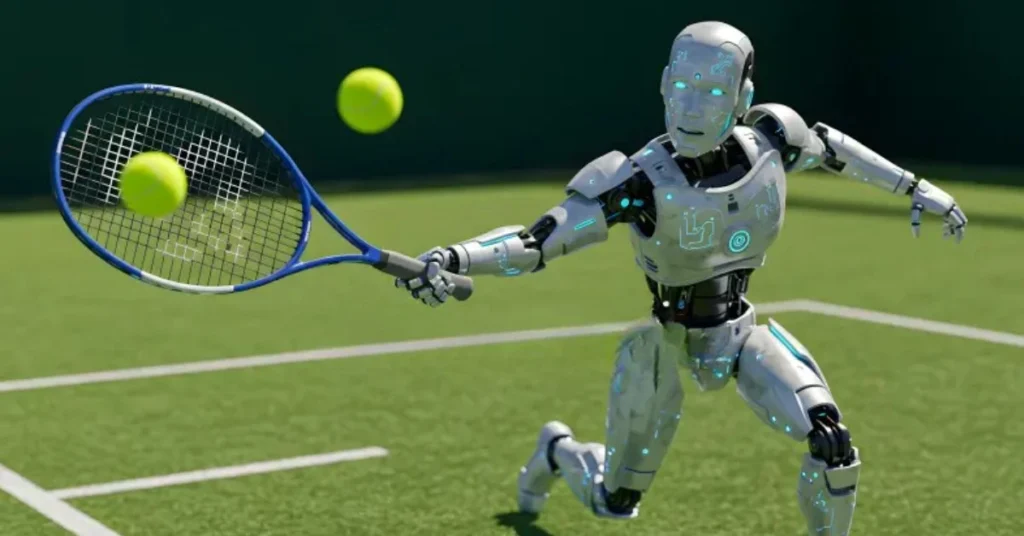 AI Robot plays tennis against human, video goes viral on social media