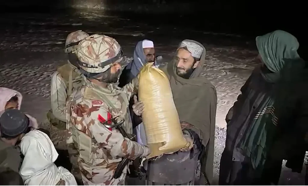 FC Balochistan conducts rescue operations in flood-hit areas