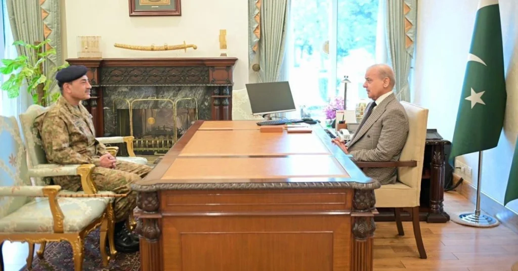 PM Shehbaz, FM Asim Munir