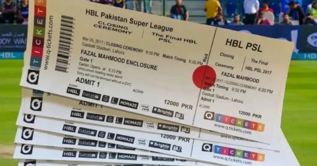 When will PSL final tickets be available?