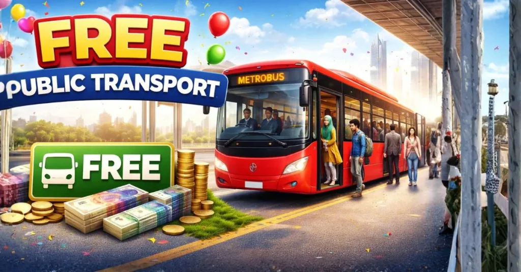 CM Punjab Maryam announces free public transport in all cities