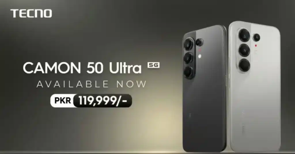 TECNO CAMON 50 Ultra 5G launched in Pakistan with flagship camera, 5G power