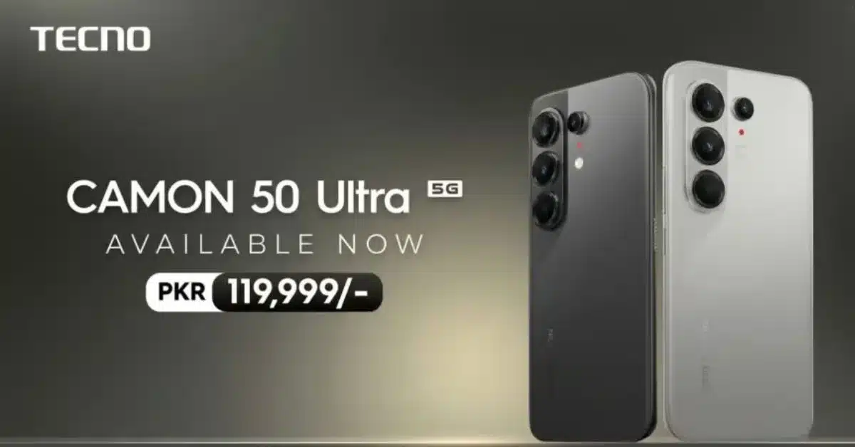 TECNO CAMON 50 Ultra 5G launched in Pakistan with flagship camera, 5G power