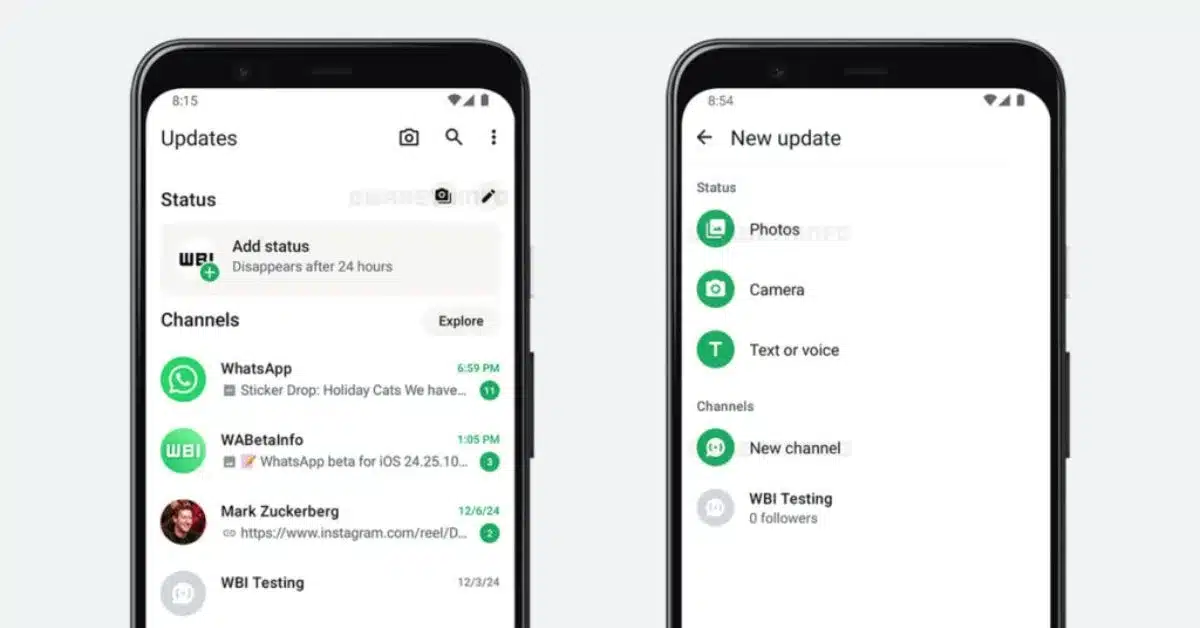 WhatsApp working on redesign of main tab interface